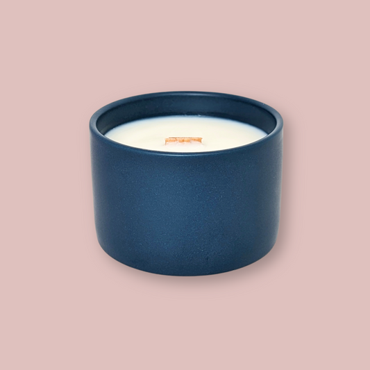 NEW - Marine Dew & Wild Lavender 5oz | Wooden Wick Soy Candle