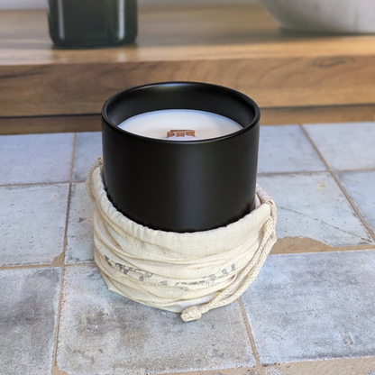 Cedar Musk & Lavender 12oz | Wooden Wick Soy Candle