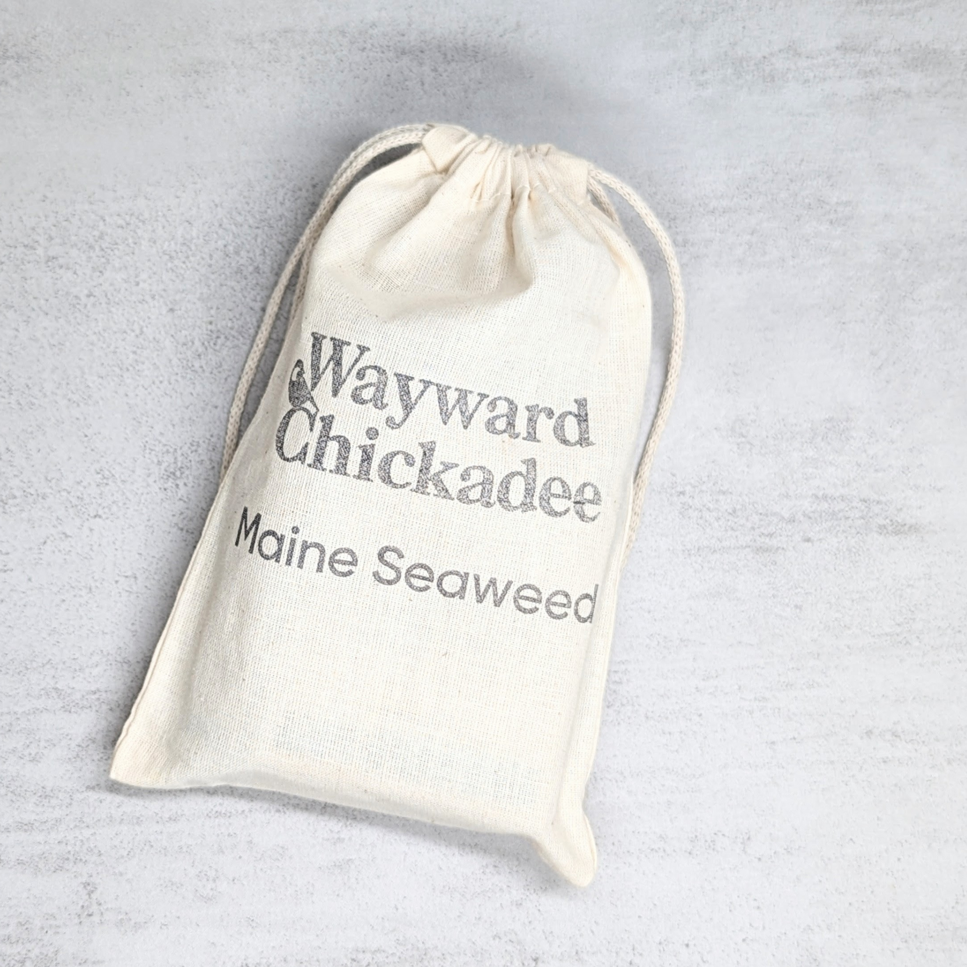 Maine Seaweed Muslin Bag – Wayward Chickadee