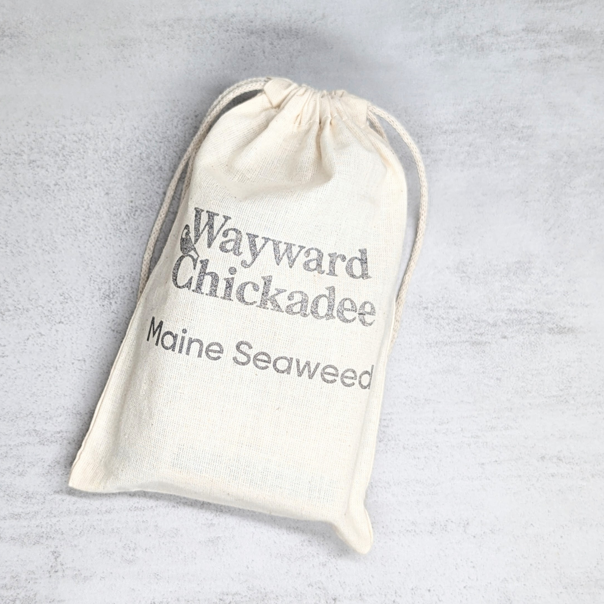 Maine Seaweed Muslin Bag