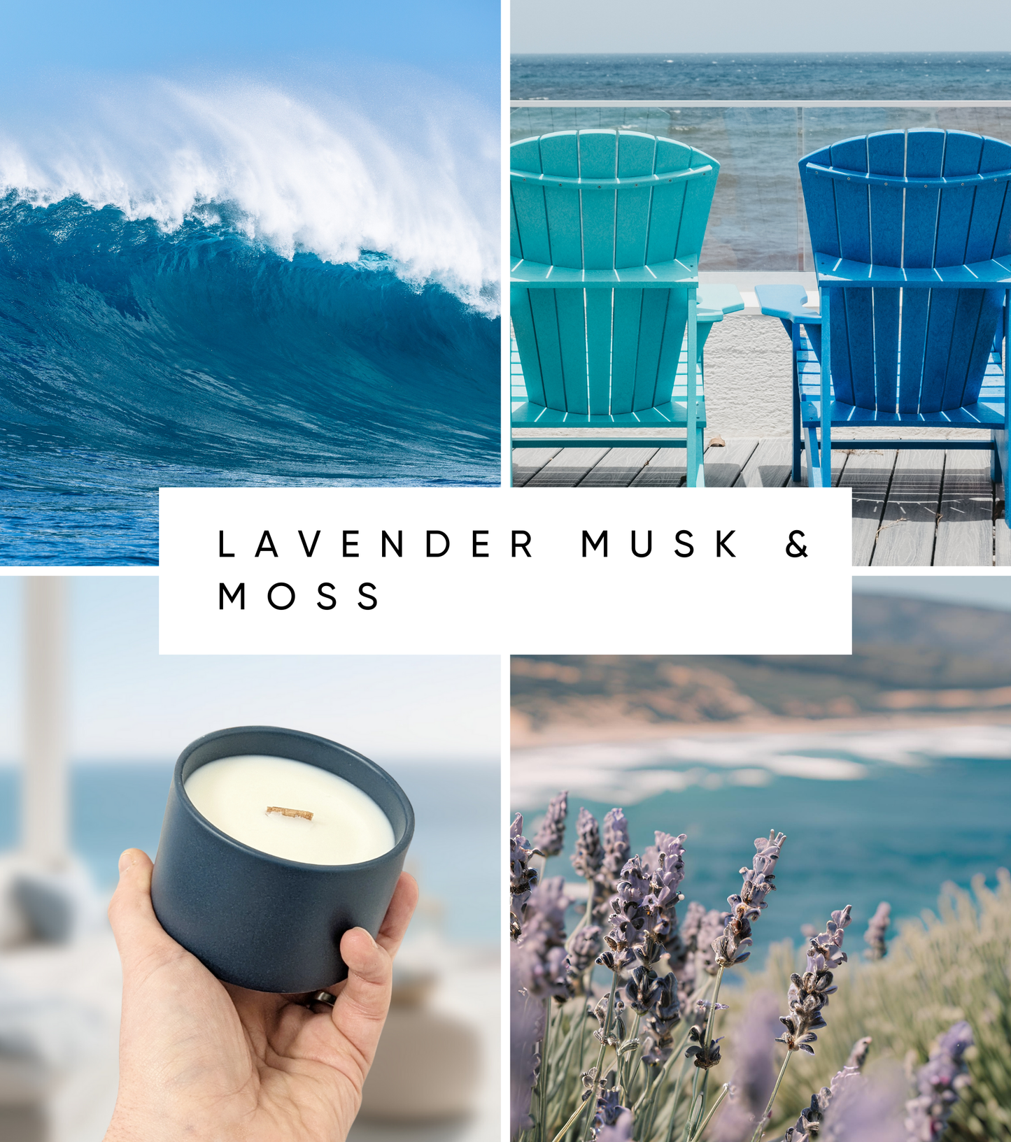 Lavender Musk & Moss 5oz | Wooden Wick Soy Candle