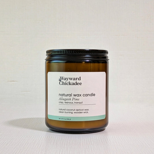 Allagash Pine scented candle