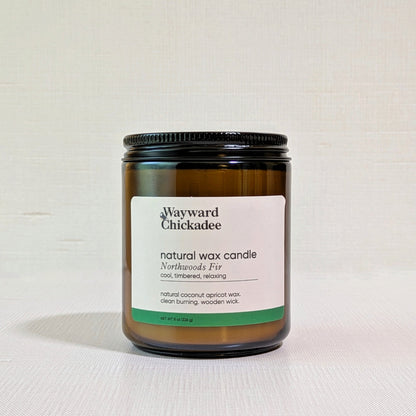 Northwoods scented candle