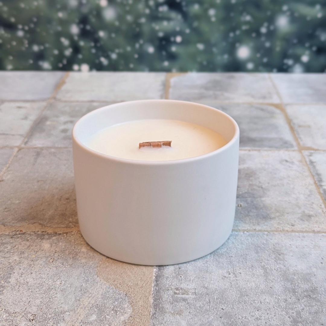 Crisp Apple & Cranberry 5oz | Wooden Wick Soy Candle