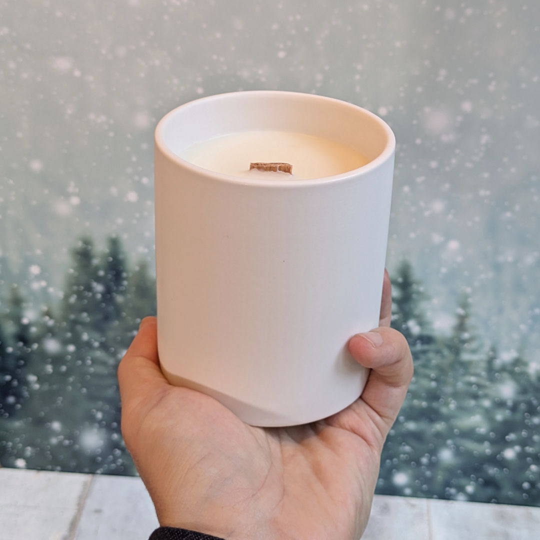 Crisp Apple & Cranberry 12oz | Wooden Wick Soy Candle