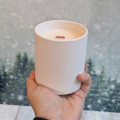 Crisp Apple & Cranberry 12oz | Wooden Wick Soy Candle