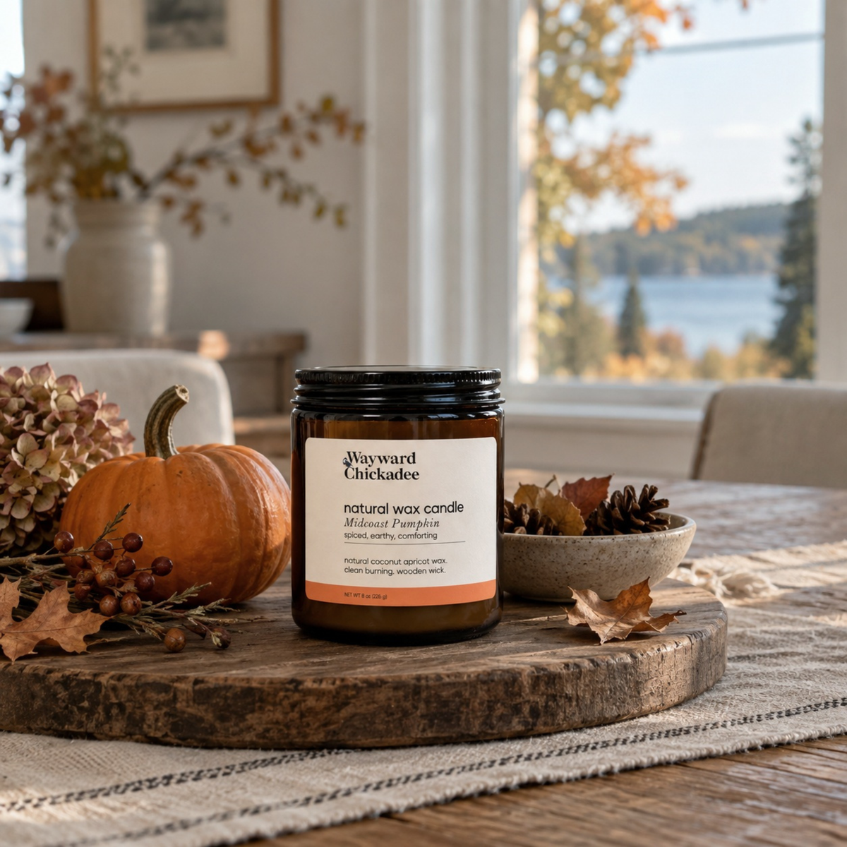 Midcoast Pumpkin scented candle