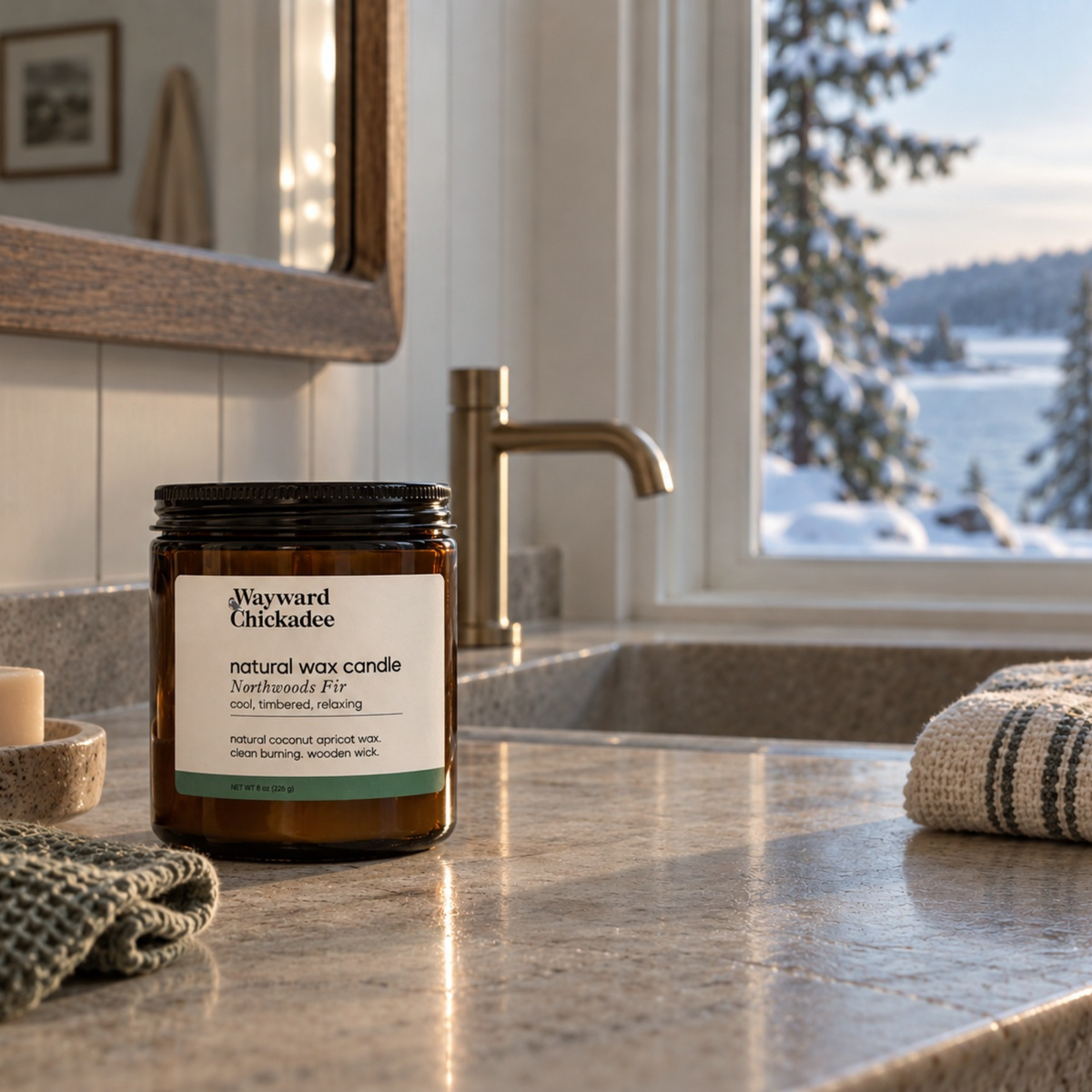 Northwoods Fir scented candle