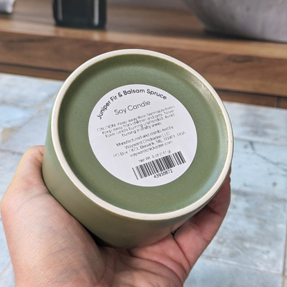 Juniper Fir & Balsam Spruce 5oz | Wooden Wick Soy Candle