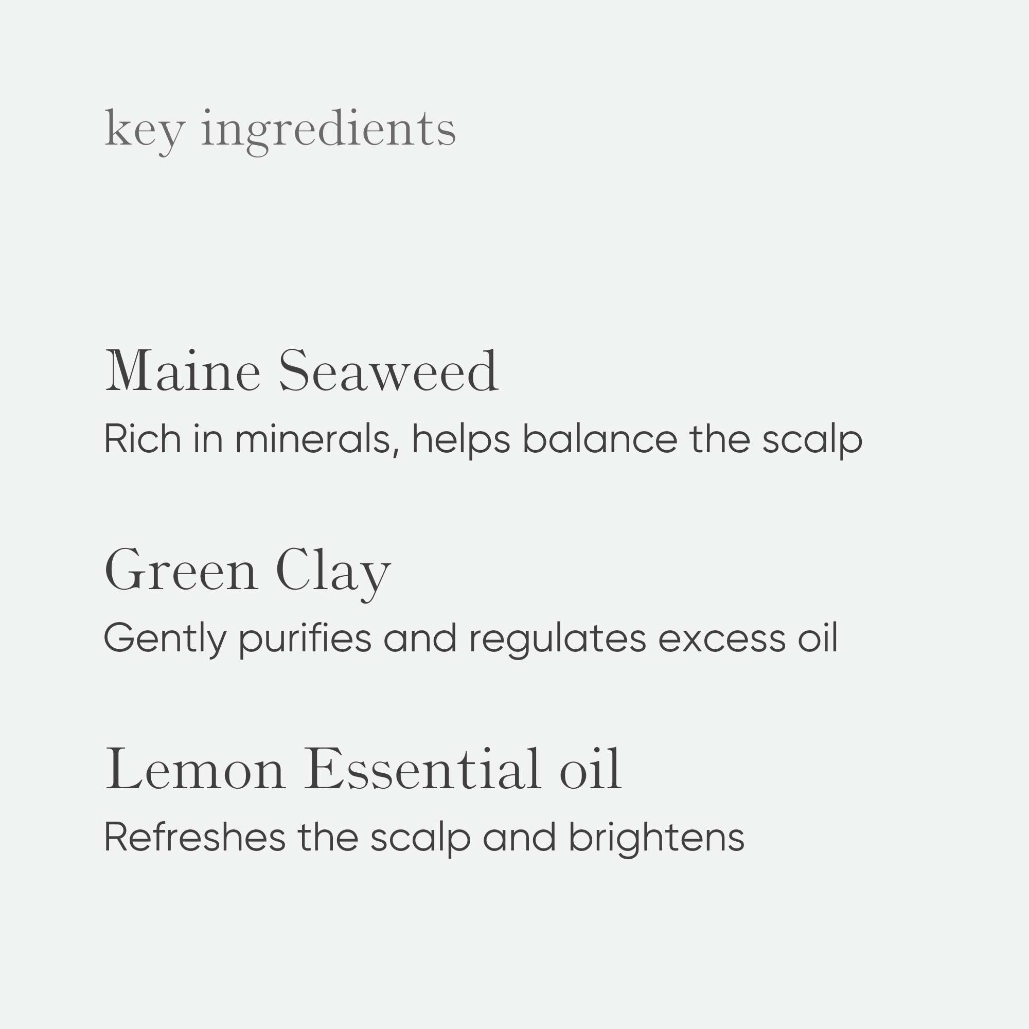 Seaweed & Lemon Revitalizing Solid Shampoo