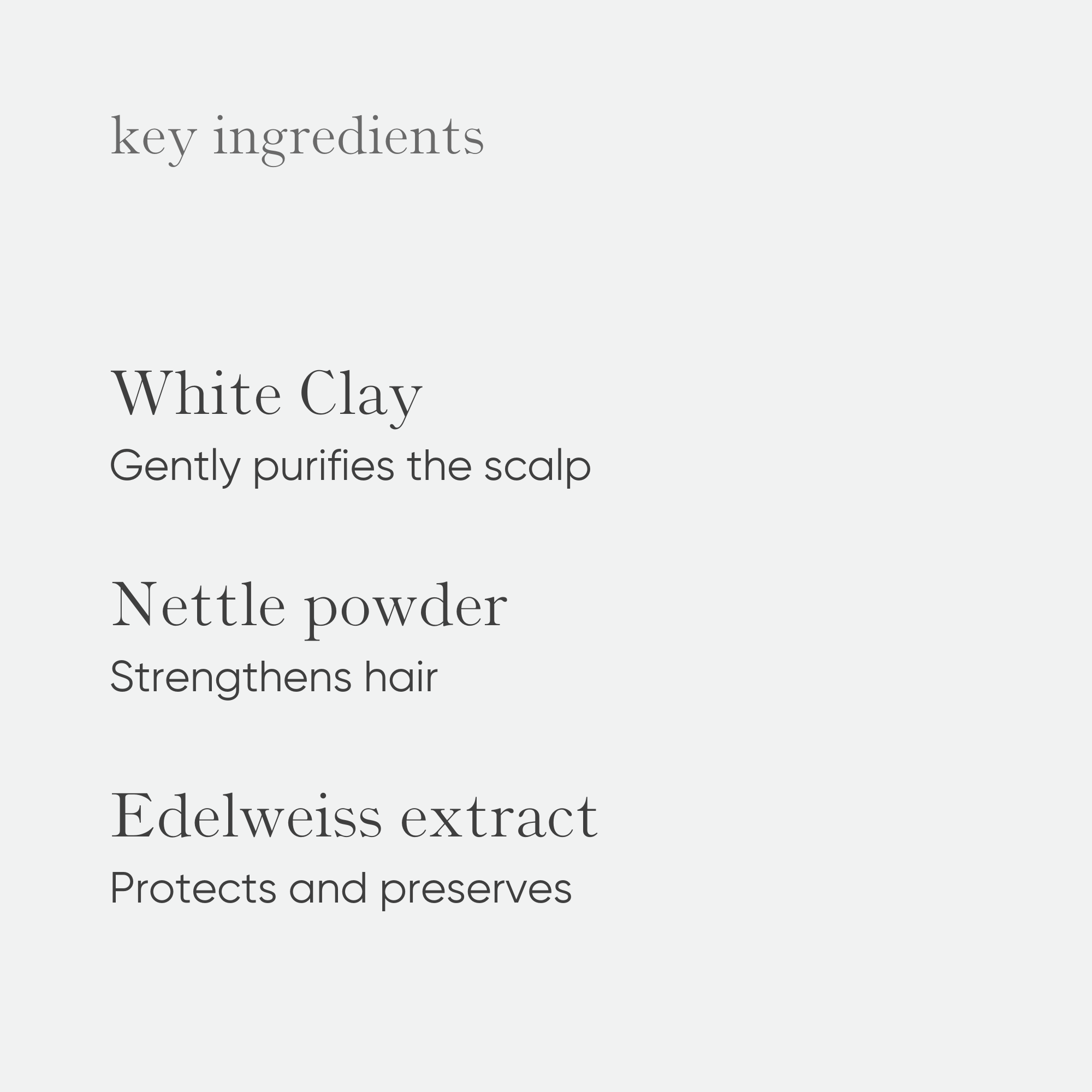 Edelweiss Strengthening Solid Shampoo