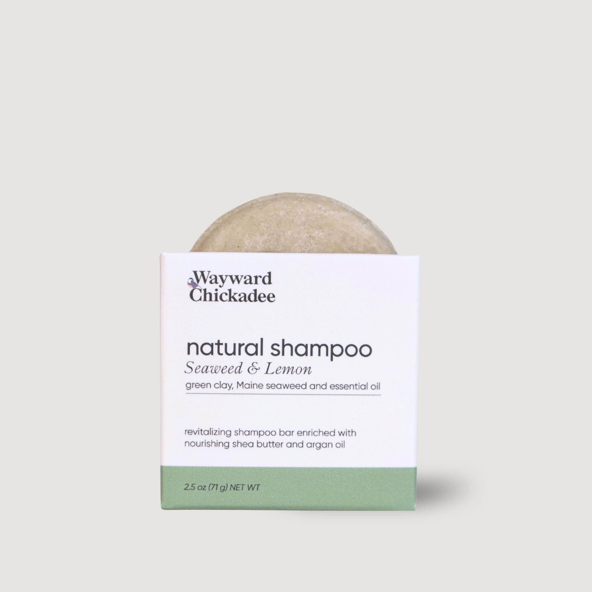 Seaweed & Lemon Revitalizing Solid Shampoo