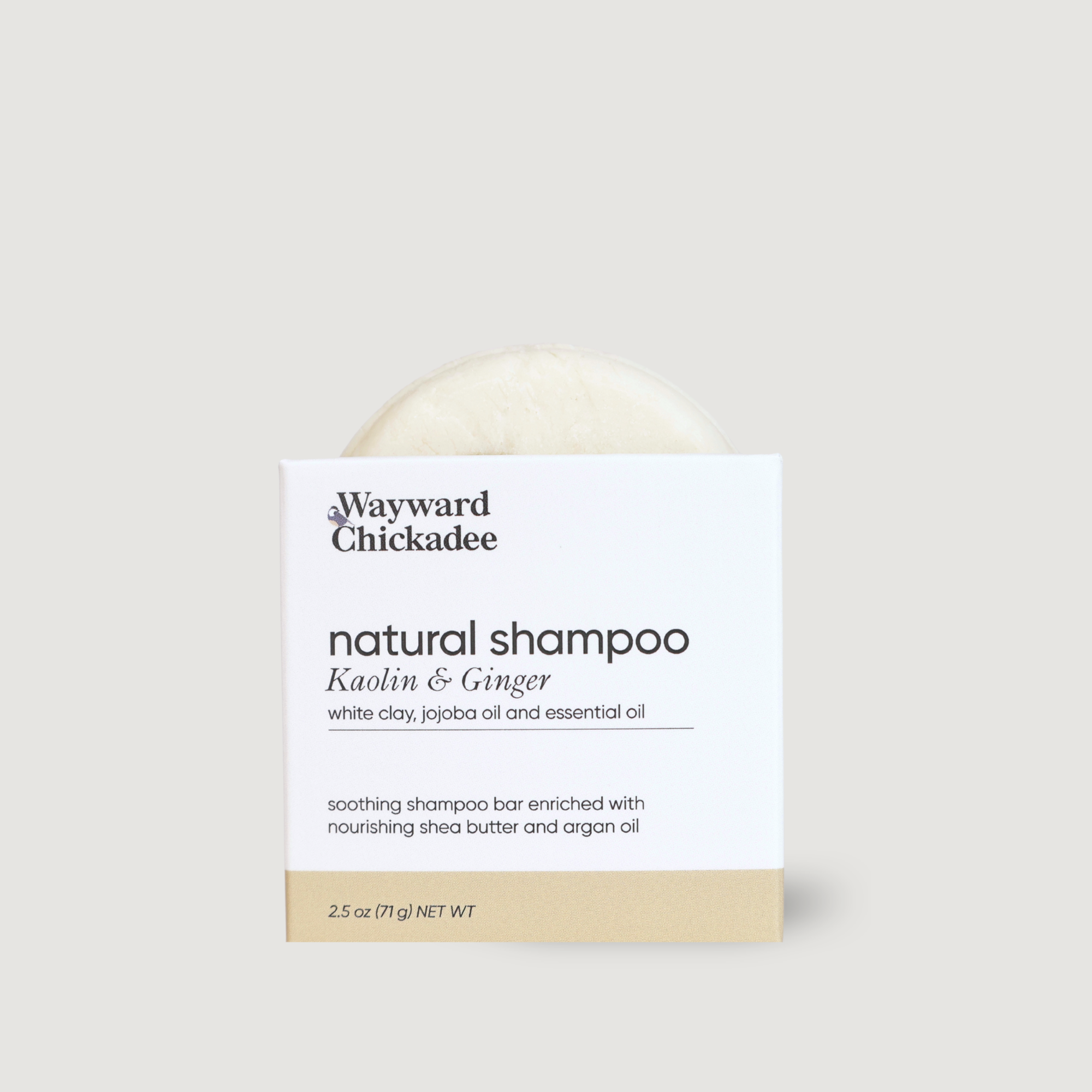 Kaolin & Ginger Soothing Solid Shampoo