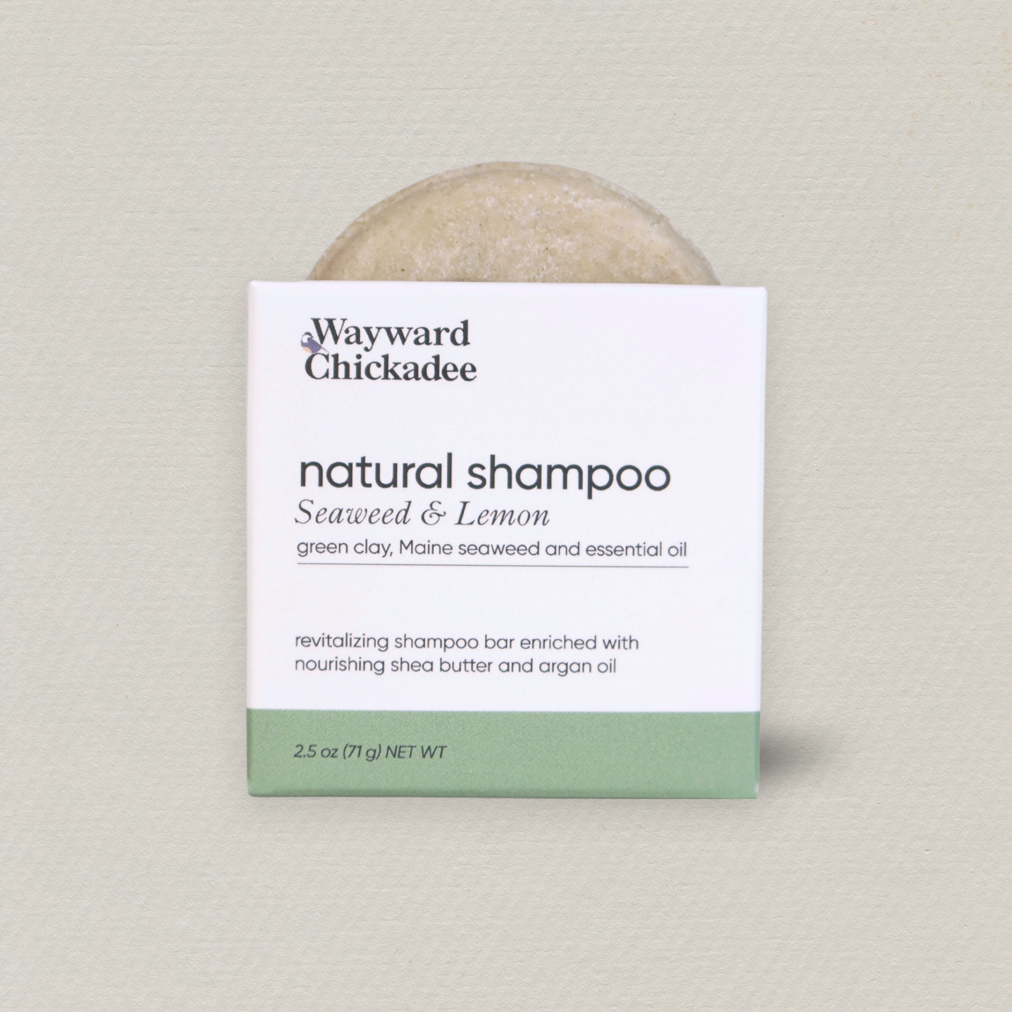 Seaweed & Lemon Revitalizing Solid Shampoo