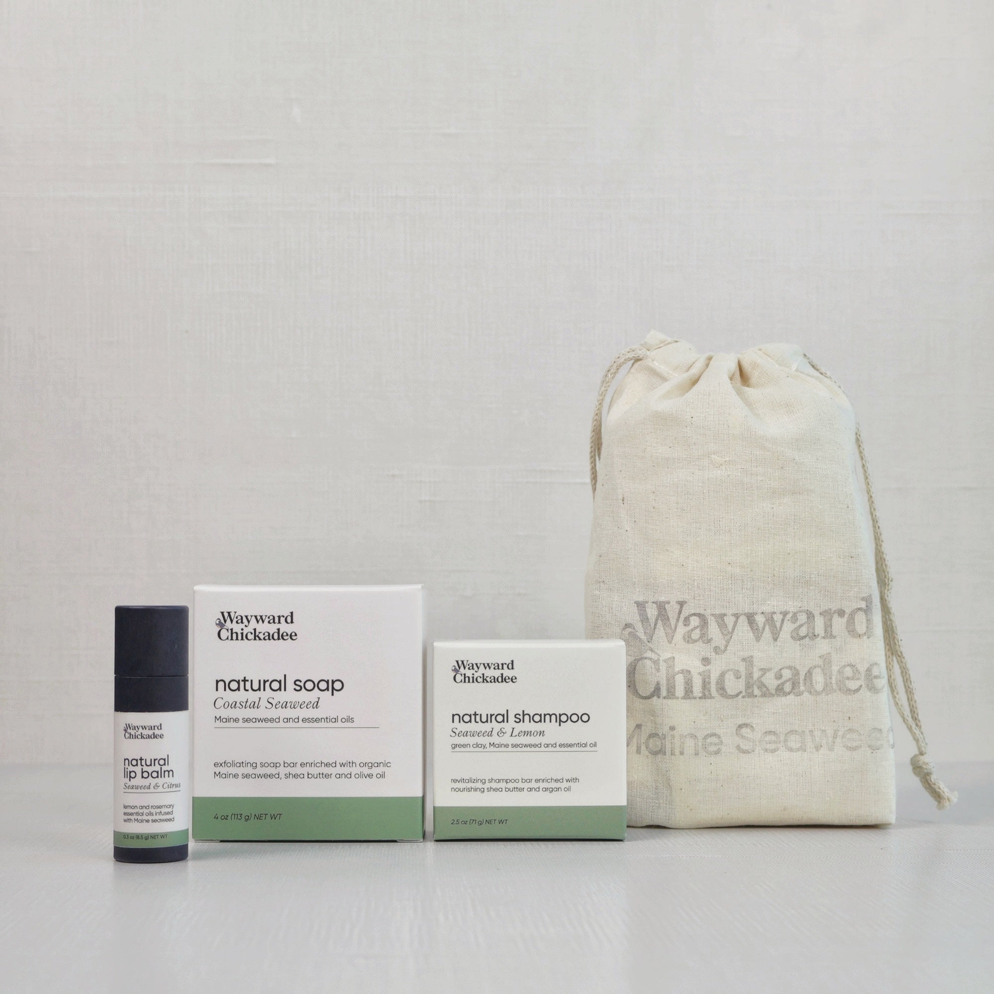 Maine Seaweed Muslin Bag