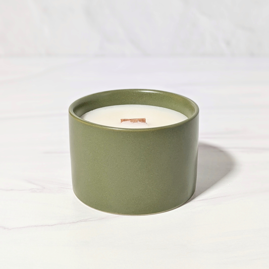 Lemon Bergamot & Gardenia 5oz | Wooden Wick Soy Candle