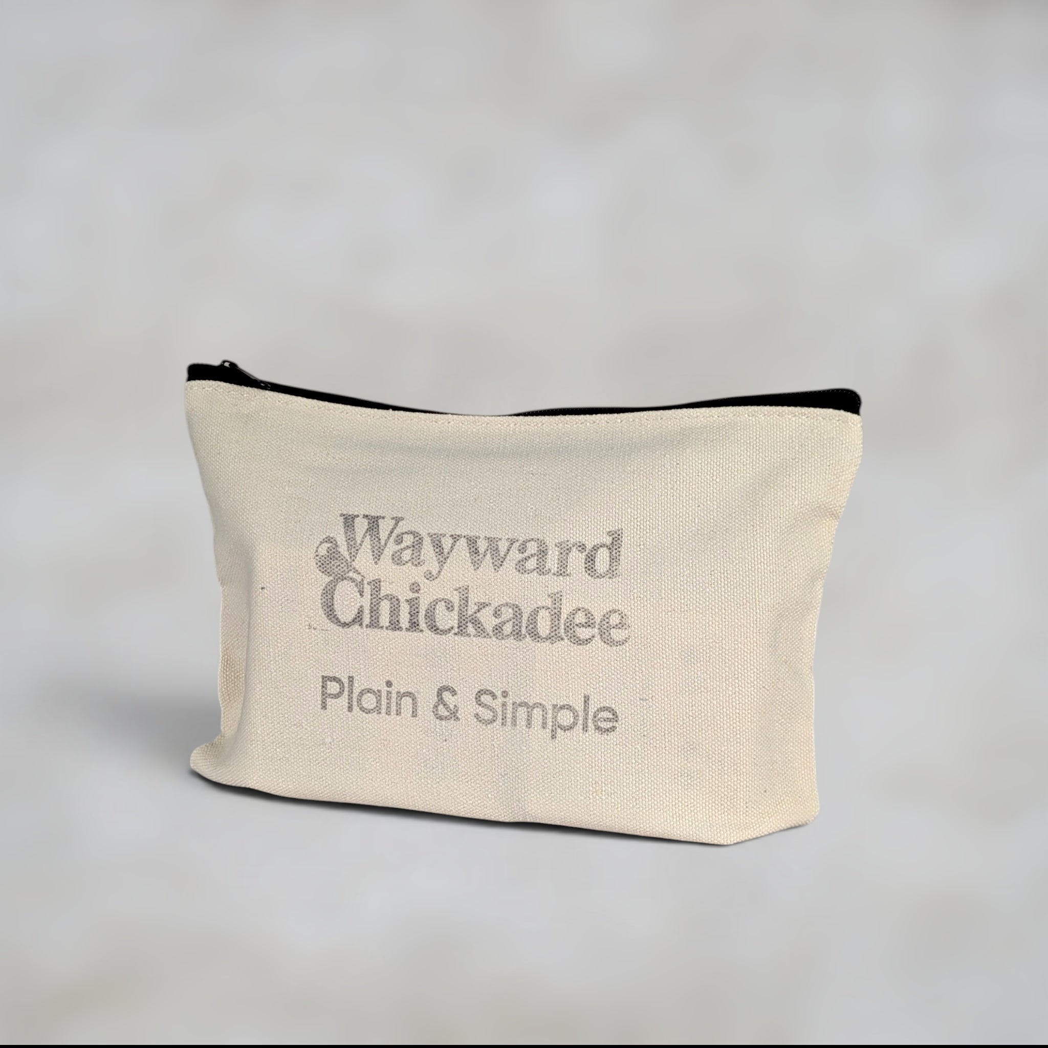 Plain & Simple Zipper Pouch