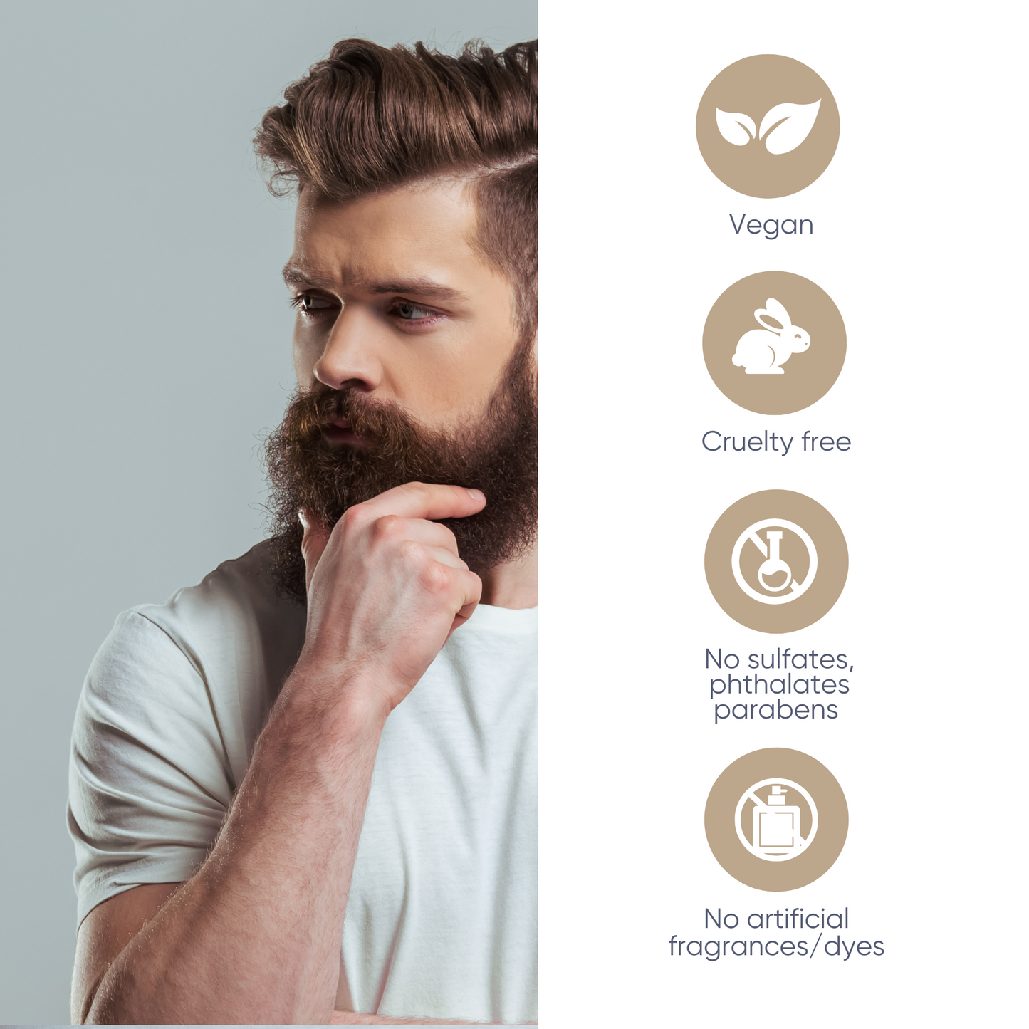 Hair and Beard Nourishing Solid Shampoo